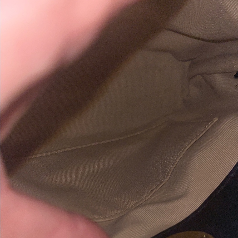 Vintage Black Coach Mini Turnlock Bag Canvas and leather with gold detail - Picture 12 of 16